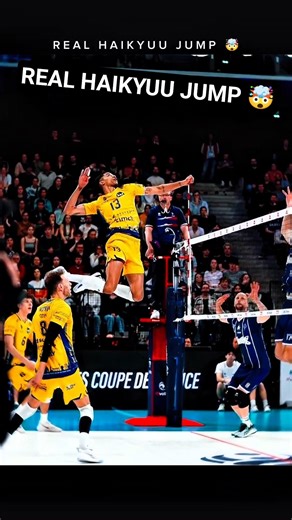 Real Haikyuu Jump 🤯🔥 [subscribe] #real #haikyuu #jump #volleyball