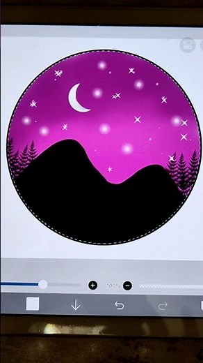 ibis paint painting tutorial 😊 #paintingeasy #shortvideo #drawing #paintingtechniques #digitalart