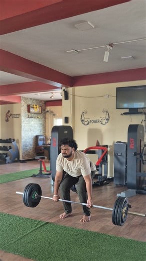 Shank_shri_ on Instagram: "Check out for prompt ✨📈 . . #viral #foryou #trendingreels #explorepage #support . . . . . "action": "image_generation", "action_input": "A hyper-realistic cinematic mythological scene featuring the man from the image in his exact pose, holding the barbell in the gym. Towering behind him is a gigantic, muscular divine monkey god inspired by Lord Hanuman. The god has dark stone-like skin, glowing white eyes, a majestic golden crown, and intricate Hindu jewelry. One of t