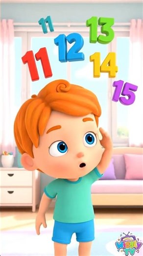Count Numbers 11 to 15 🔢 | Fun Counting Song for Kids | Baby Short