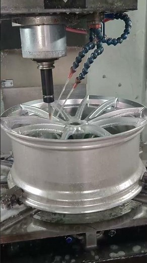 Precision CNC Milling | Custom Forged Magnesium Wheels for Ferrari F8 #forgedwheels#magnesiumwheel