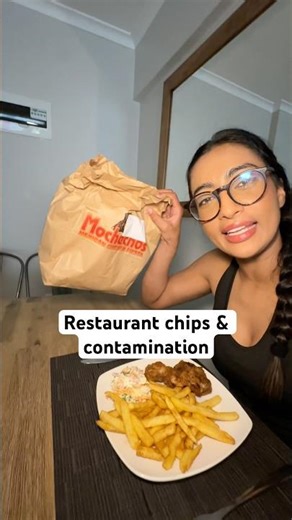 I also make sure to check the ingredients of the chips and which oil they use to fry it🙌🏽 #allergy