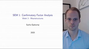 SEM 1 (2020) - Lecture 3-2_ 结构方程模型——路径分析/平均数结构Mean structure