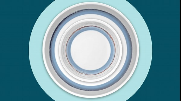 Corelle Chip Resistant Dinnerware Set, 6-Piece, Elemental Dawn