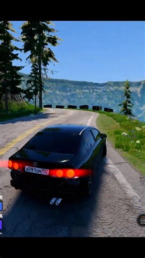 HONDA CIVIC K20 vs TSUNAMI 2.5x: O grito do VTEC na fuga mortal! #beamng #crashdrive #beamngdrive