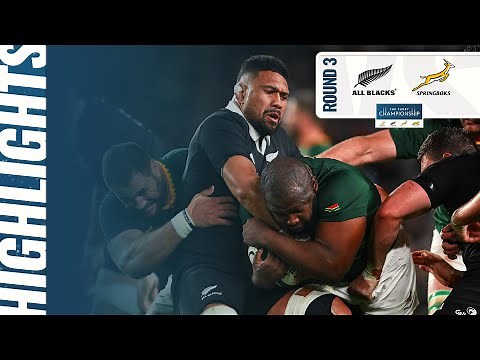 NEW ZEALAND v SOUTH AFRICA | The Rugby Championship 2025 | Round 3