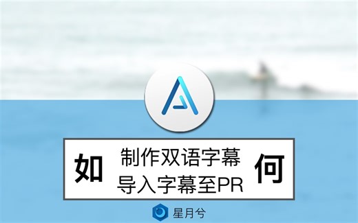 2.如何制作双语字幕，导出字幕到PR——Arctime教程，星月兮出品
