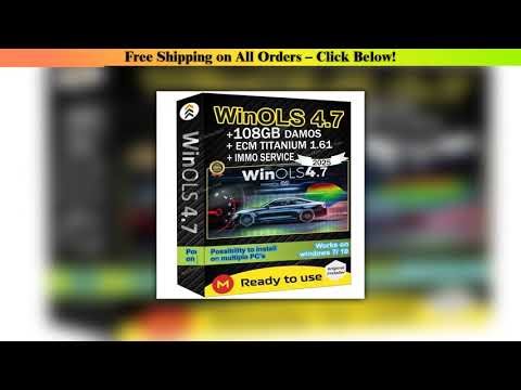 Exclusive 4 in 1 Winols 4.7 Full Activated +108GB Damos Windows 7 10 11 No virtual Multi-language +