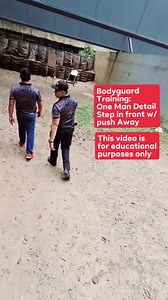 4.5K reactions · 542 shares | Bodyguard Training One Man Detail, Step in front with push Away. #halordbostahvlogs #halordpro #security #Philippines #VIP #IvanaAlawi | Harold Quintanar Hibe | Facebook