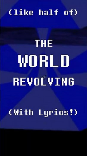 The World Revolving With Lyrics! #deltarune #deltarunechapter1 #jevil #lyricsvideo