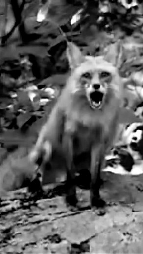 Fox #barking sound in a night