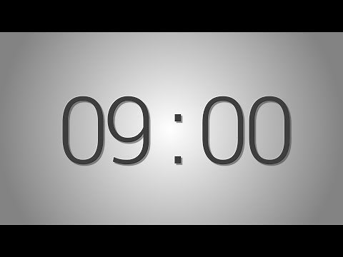 9 Minutes countdown Timer - Beep at the end | Simple Timer (nine min)
