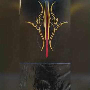 Pinstriping tutorial using Mr. Oz Mack Brush and 1Shot Enamels