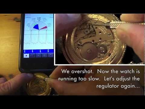 Using WildSpectra Mobile to Regulate a Mechanical Watch