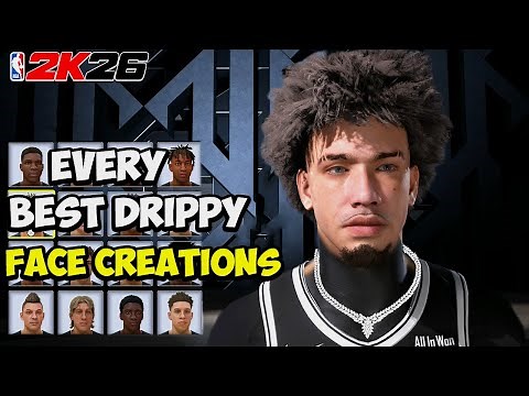 *NEW* BEST DRIPPY FACE CREATION TUTORIAL in NBA 2K26 • BEST COMP STAGE FACE CREATION NBA 2K26