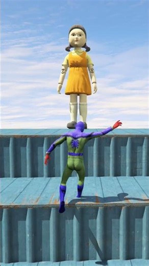 GTA 5 Epic Water Ragdolls Spiderman Jump/Fails Ep #shorts