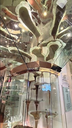 The World's Largest Chocolate Fountain In Bellagio, Las Vegas