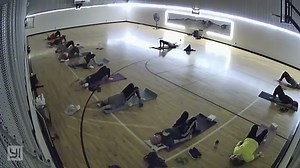 Thursday morning Yoga with Gloria!!! Calm before the storm!!!!❤️🙏🏻🧘🏻‍♀️ | The Club Fitness Center