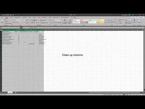 Unit4 ERP - Dataload7 - Create Flexi-Fields Load Sheet From Scratch