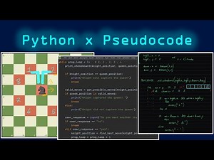 (2210) (9618) Grid_Style_Question | A CHESS PUZZLE | ft. Pseudocode x Python | PAPER_2 MASTERCLASS