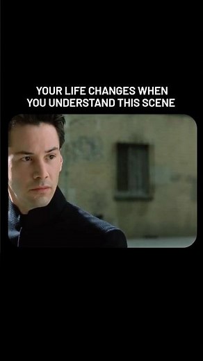 This scene will change your perspective of life... Keanu Reeves as Neo in The Matrix Reloaded (2003)