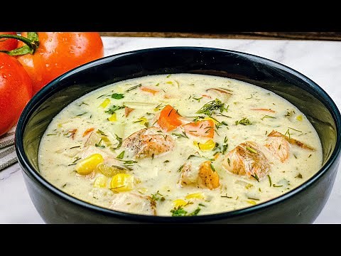 Super Easy And Delicious One-Pot Salmon Chowder Recipe!