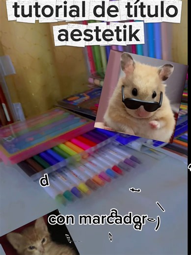 Cómo hacer lettering estético con marcadores