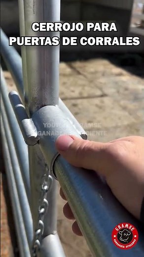 A great idea for securing corral gates #livestock #corral #feedlot #farmer