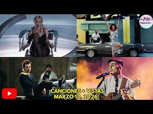 TOP 100 GLOBAL 🌎 YouTube Music Charts | Canciones Más Escuchadas de la Semana (Marzo 12, 2026) 🔥🇮🇳