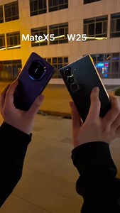 Feel the discounts of two flagships from Samsung and Huawei Telephoto comparison of stacked screens! #Samsung #Huawei #W25 #matex5 | Trendy Tech Review