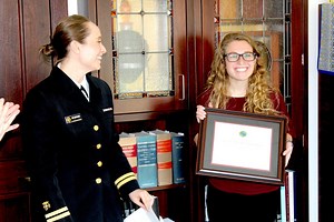 URI student earns national award for work in public health