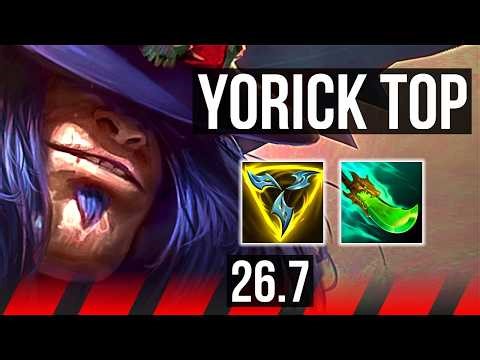 YORICK vs DARIUS (TOP) | EUW Master | 26.7