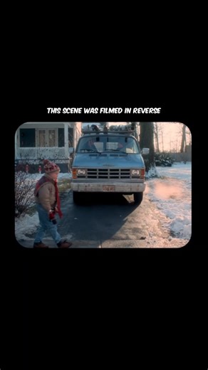 FilmFactsX on Instagram: "In Home Alone, the scene where Harry and Marv almost run over Kevin with the truck was filmed in reverse. To keep Macaulay Culkin completely safe, he started the scene with his mouth open and nose touching the truck; then the truck reversed while Kevin walked backward. Everything was flipped in editing, and the engine sounds, brakes, and screams were added in post-production, creating perfect tension without any real danger. ⚡ Follow @FilmFactsX for more 🎬 Home Alone (