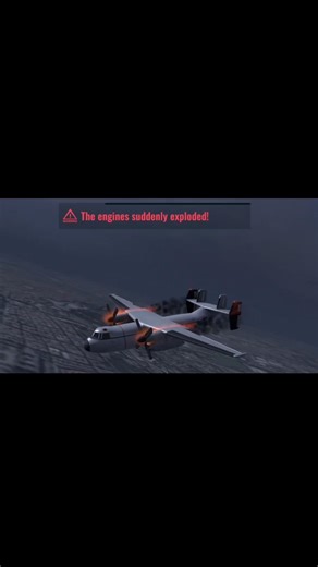 🔥C2G -SeaCourier Plane Wings Catch Fire! Incredible Landing.