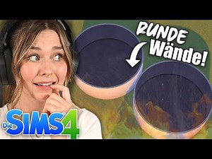 I'm building in Sims 4, but ALL the walls are ROUND! 🤯| simfinity