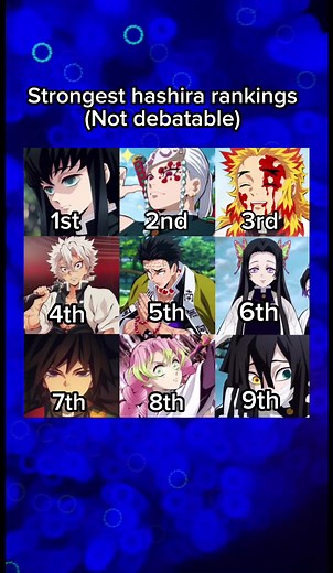 Ranking the Strongest Hashira in Demon Slayer