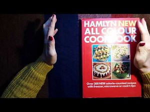 ASMR | Soft Spoken 1980's Recipes Reading & Browsing - British Cook Book - Page Turning