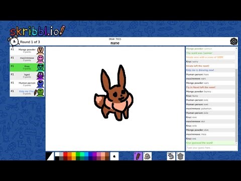 Badly Drawing Pokemons on Skribbl
