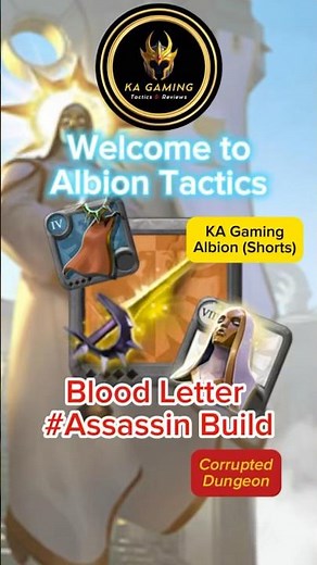 Blood Letter Assassin Build | Albion Online