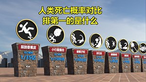人类死亡概率对比，排第一的是什么