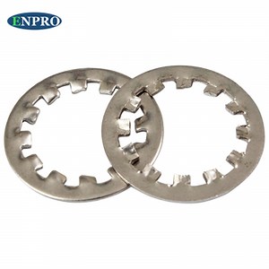 [Hot Item] Stainless Steel Star External Toothed Lock Washers for Security Shaft DIN 6797