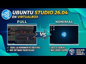 Ubuntu Studio 26.04 in VirtualBox | Installation, Review and Performance | Full vs Minimal
