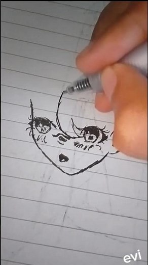 menggambar anime kawai