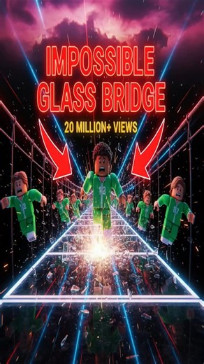 "THE GLASS TRAP 😱 | Only 1% Survive in Squid Game Roblox!" #roblox #short #game