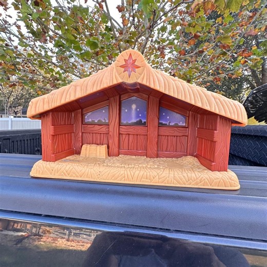 Fisher Price Little People Nativity WORKING Manger Stable Light up Musical 2005 - Etsy