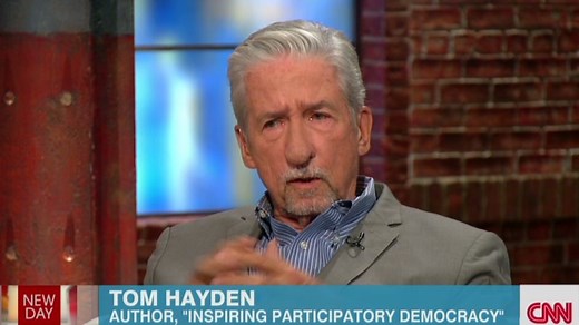 Hayden reflects on activism of the 1960s