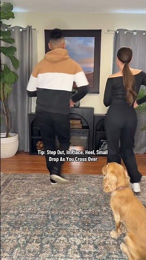 DAY 48 - Learn the Lateral Heel Drop - Beginners Bachata Footwork Tutorial by Bachata Dance Academy