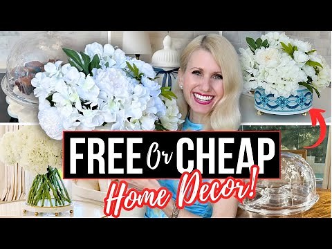 *FREE Or CHEAP* DIY DECOR! ZERO-COST DESIGNER HOME DECOR That'll WOW!