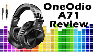 Watch OneOdio A71 Hi-Res Studio Recording Headphones Review on Amazon Live