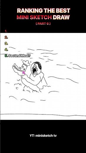 Ranking the BEST MiniSketch DRAW part 6 🫨 #shorts